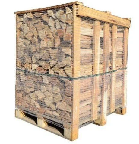 Brandhout 33 cm gestapeld op pallet – 1,75 m³ (2,5 stères)