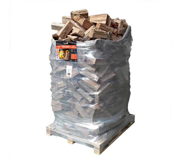 Bal van 30 cm geëtuveerde houtblokken G1-2000 DM3 – Eik/Beuk
