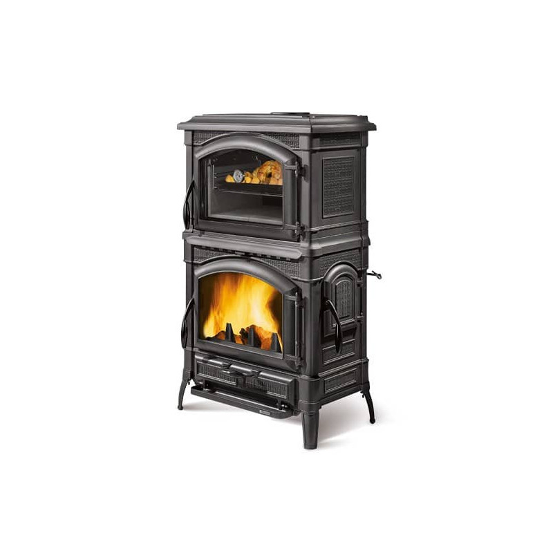 Houtkachel Isotta Forno EVO antraciet zwart 11 kW
