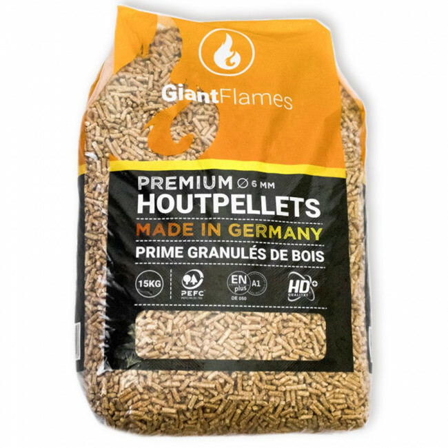 Giant Flames Houtpellets – 65 zakken à 15 kg - Afbeelding 4