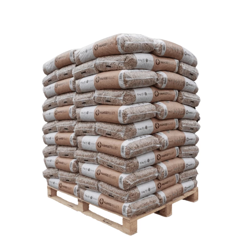 Hansepellet Witte Houtpellets – 66 zakken à 15 kg – 990 kg